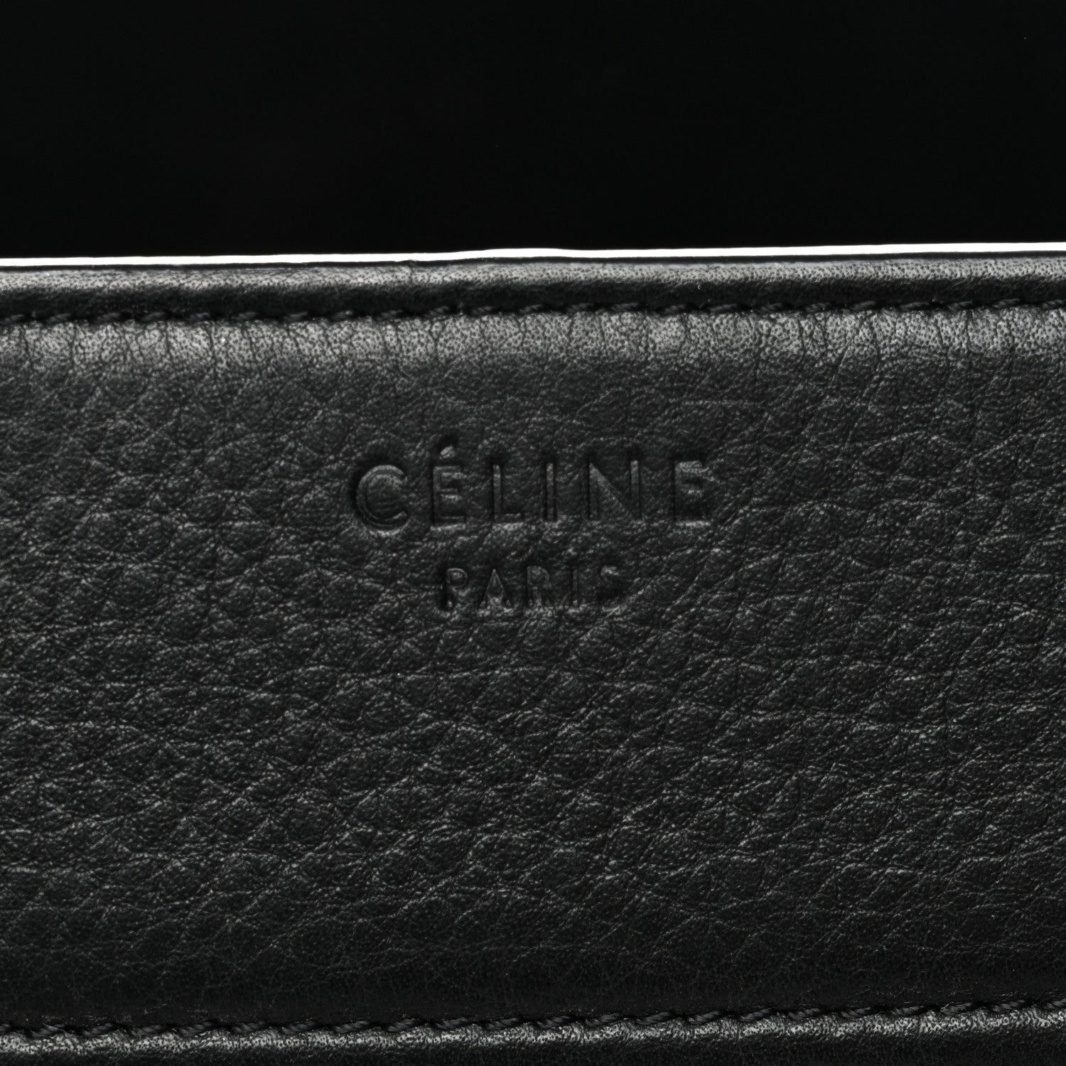 Celine Supple Calfskin Medium Phantom Luggage Black 7 of 15