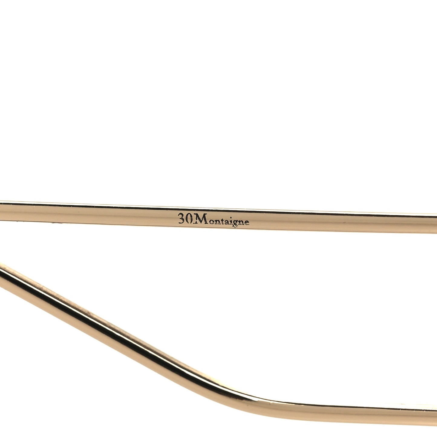 Square 30 Montaigne Sunglasses White