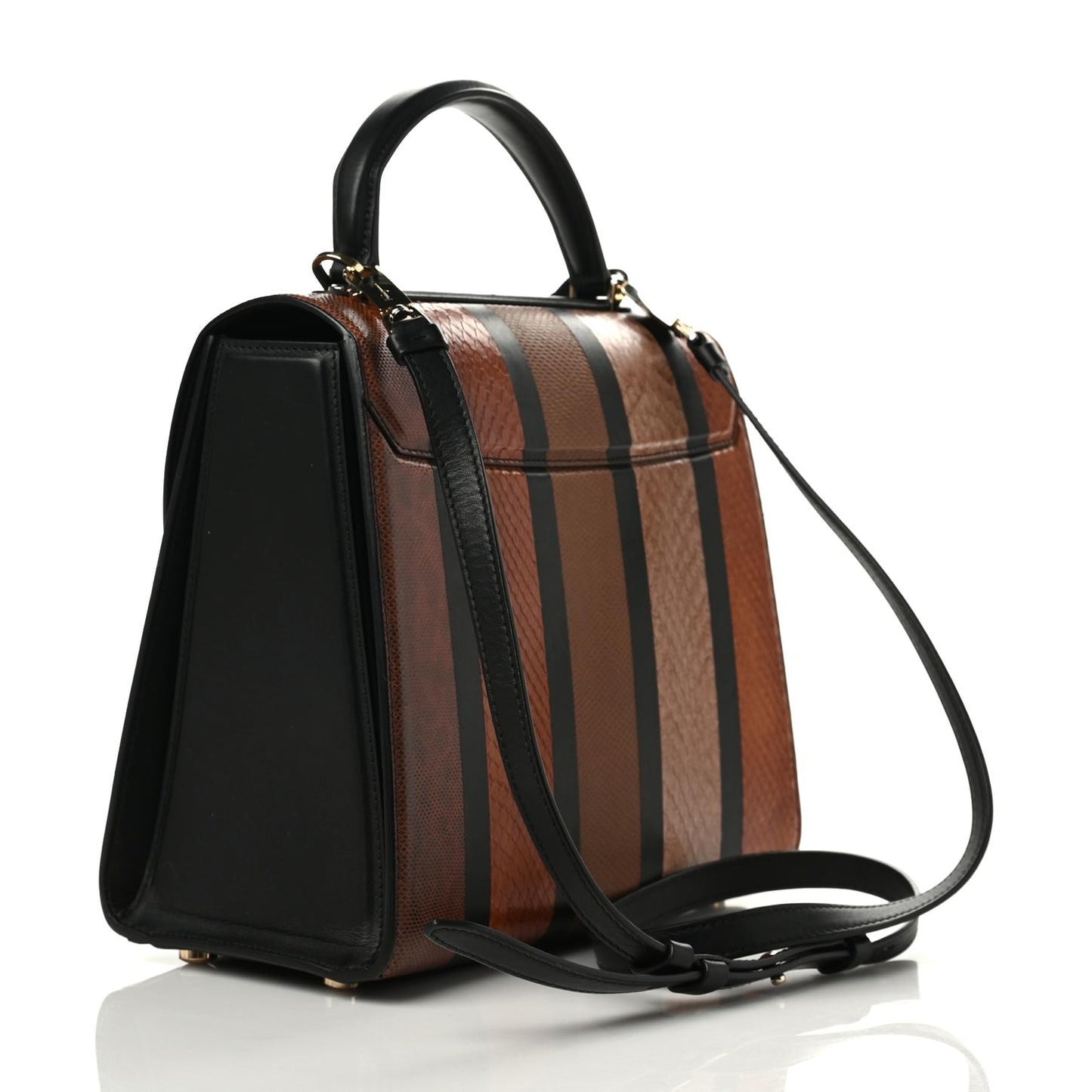 Calfskin Snakeskin Medium Boxyz Multicolor