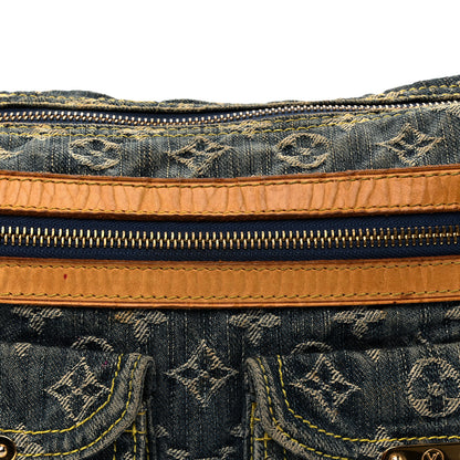Louis Vuitton Monogram Denim Baggy PM Blue 7 of 10