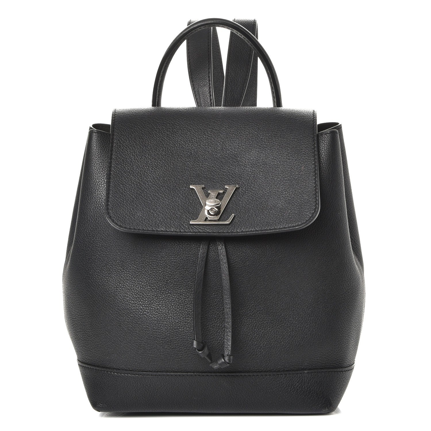 Louis Vuitton Calfskin Lockme Backpack Black 1 of 8