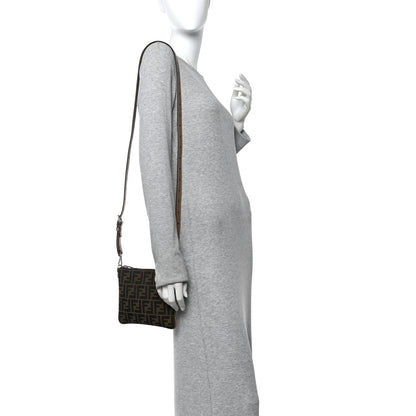 Fendi Zucca Mini After Bag Crossbody Tobacco Moro Sand 2 of 10