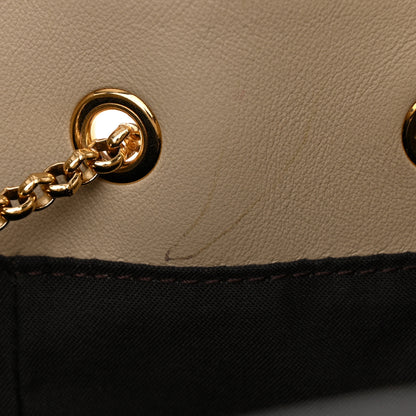 Fendi Vitello Grace King Karligraphy Chain Bucket Bag Nuvola Praline 12 of 18