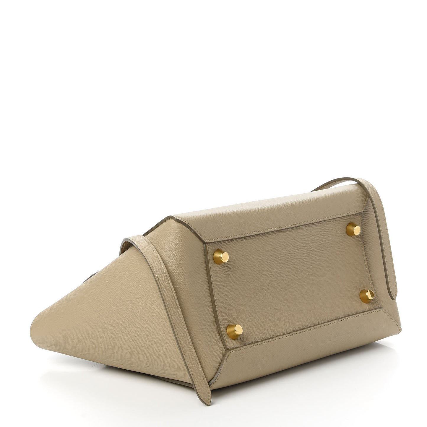 Grained Calfskin Mini Belt Bag Light Taupe
