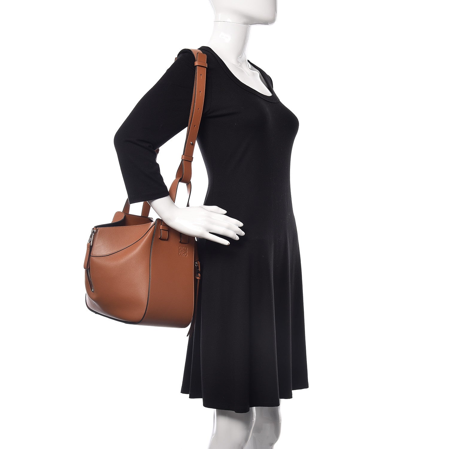 Loewe Calfskin Small Hammock Shoulder Bag Tan 2 of 7