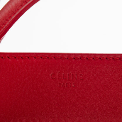 Celine Supple Calfskin Medium Phantom Luggage Red 9 of 9
