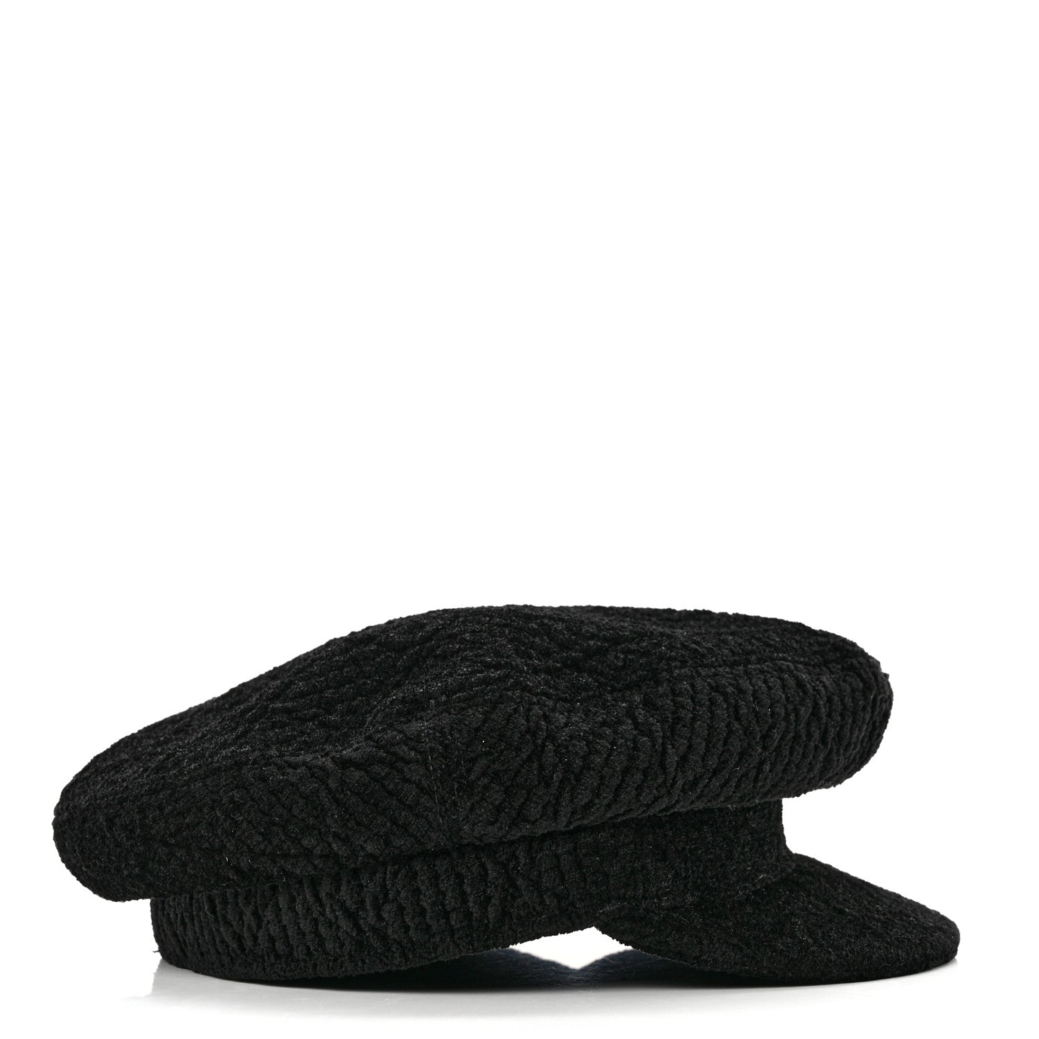 Chanel Viscose Silk Quilted CC Cap S Black 5 of 7