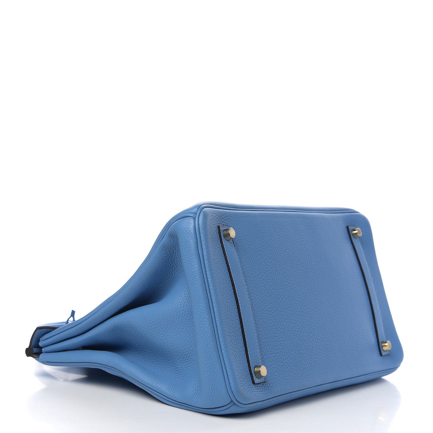 Taurillon Clemence Birkin 35 Bleu Paradis