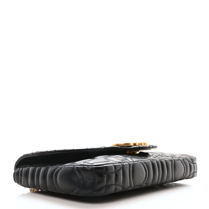 Salvatore Ferragamo Calfskin Quilted Gancini Mini Bag Black 4 of 10