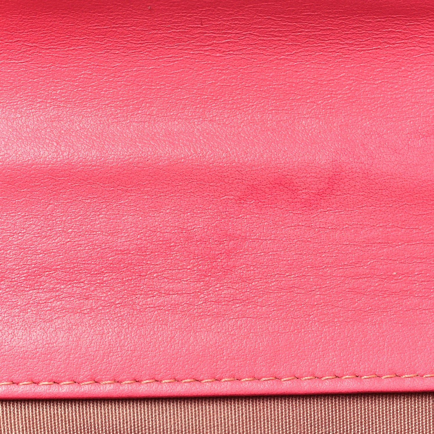Chanel Wool Tweed Lambskin Quilted Chanel 19 Wallet On Chain WOC Coral Pink 13 of 13