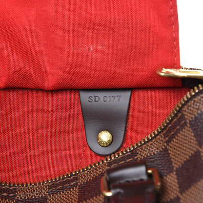 Louis Vuitton Damier Ebene Speedy Bandouliere 25 6 of 12