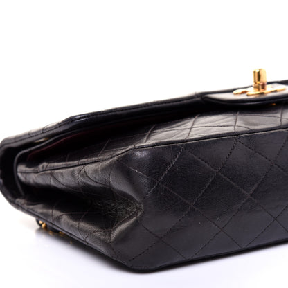 Chanel Lambskin Quilted Medium Double Flap Black 6 of 11