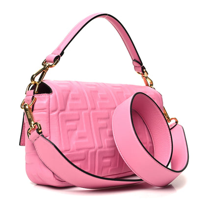Fendi Nappa FF 1974 Embossed Baguette Lollypop 3 of 9