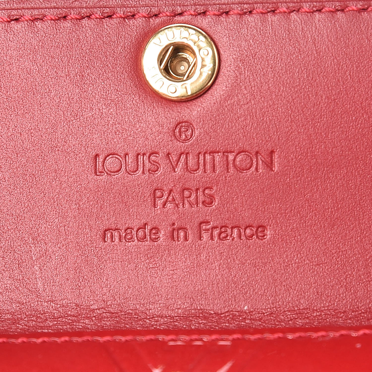Louis Vuitton Vernis Ludlow Wallet Pomme D'Amour 6 of 6