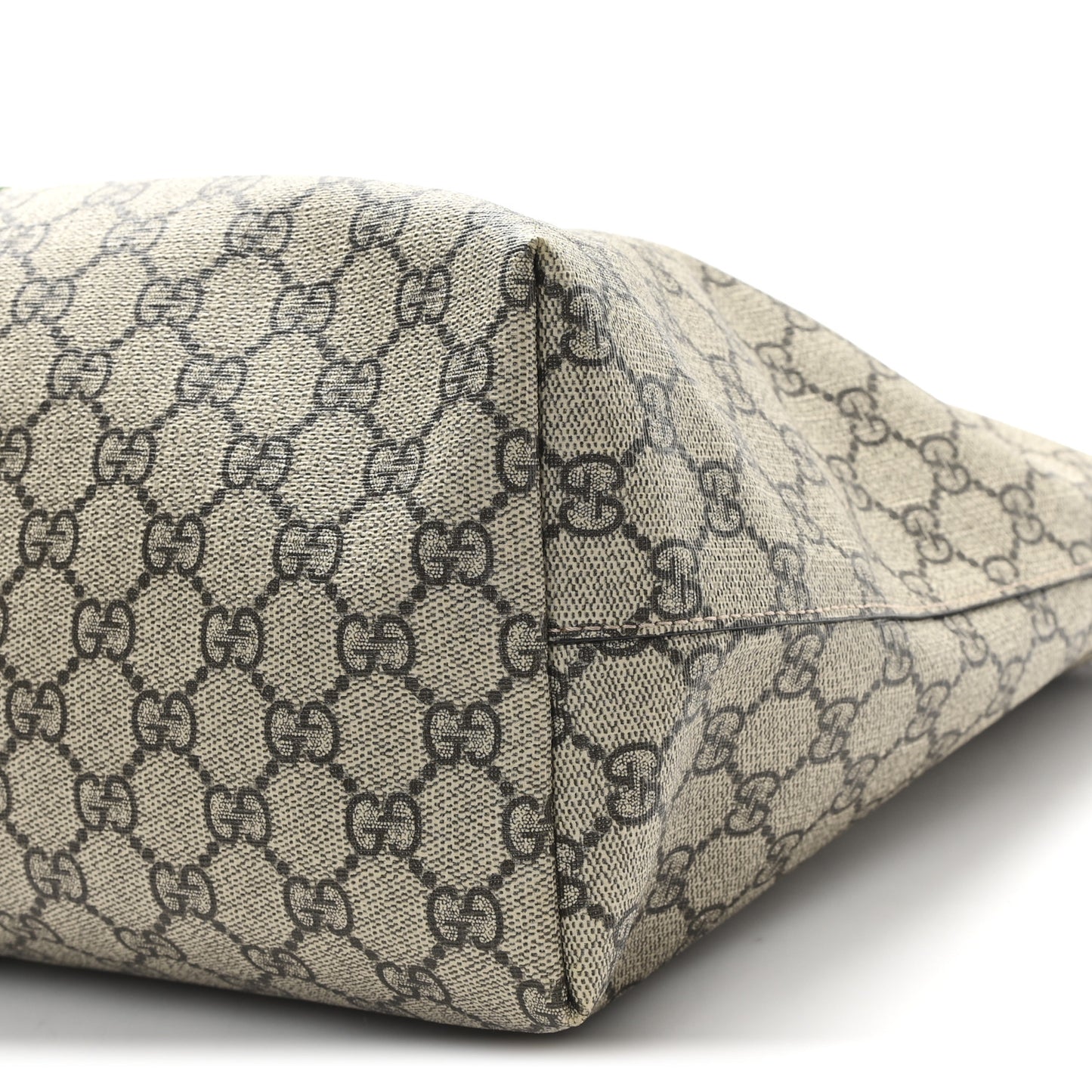 GG Supreme Monogram Medium Ophidia Shopping Tote Brown