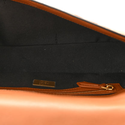 Fendi Nappa FF 1974 Embossed Baguette Brandy 5 of 9