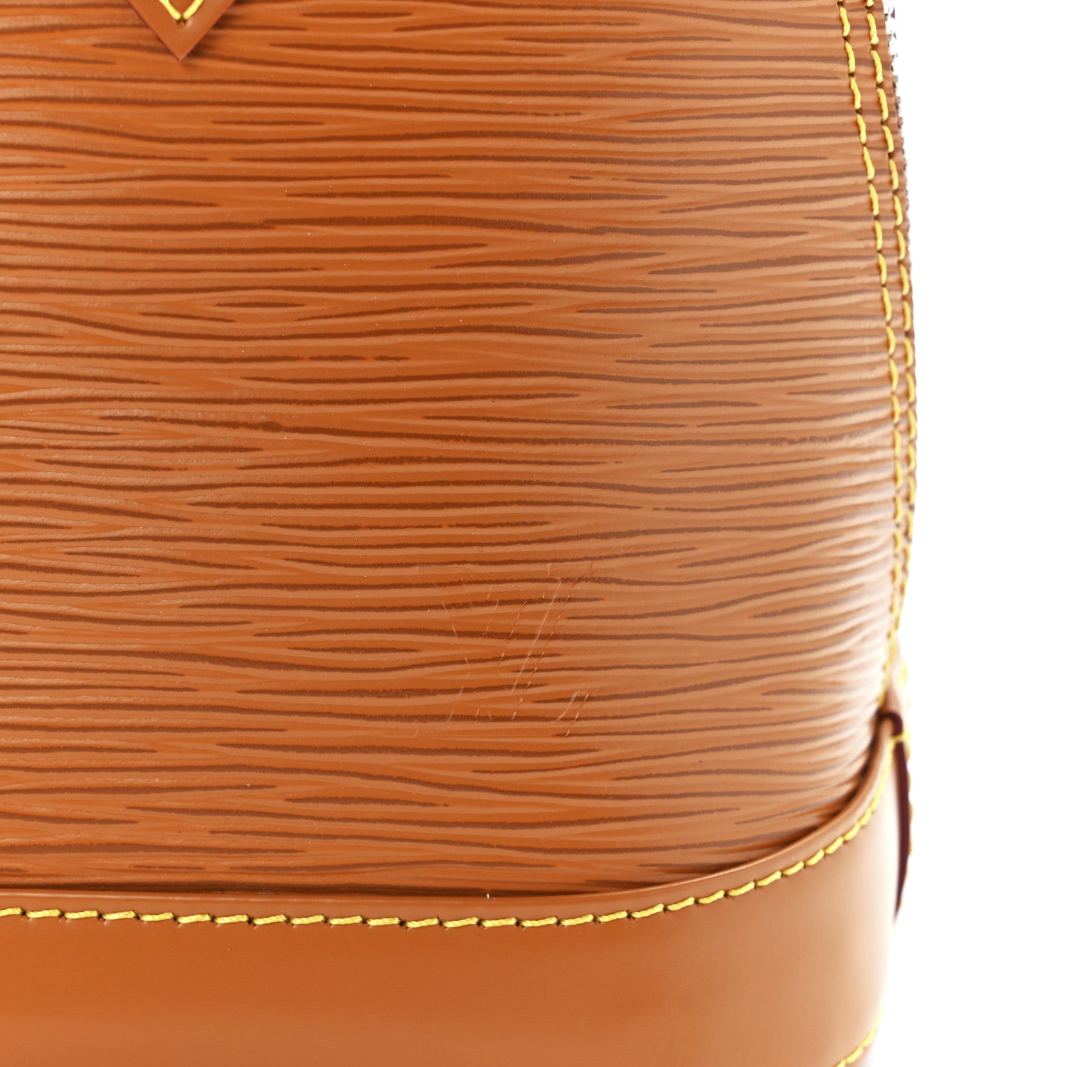 Louis Vuitton Epi Jacquard Alma BB Honey Gold 8 of 12