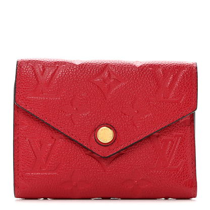 Louis Vuitton Empreinte Victorine Wallet Scarlet 1 of 6
