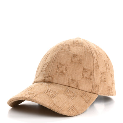 Fendi Canvas FF Baseball Cap S Brown 1 of 8