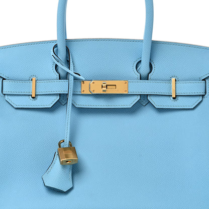 Hermes Epsom Birkin 30 Celeste 8 of 11