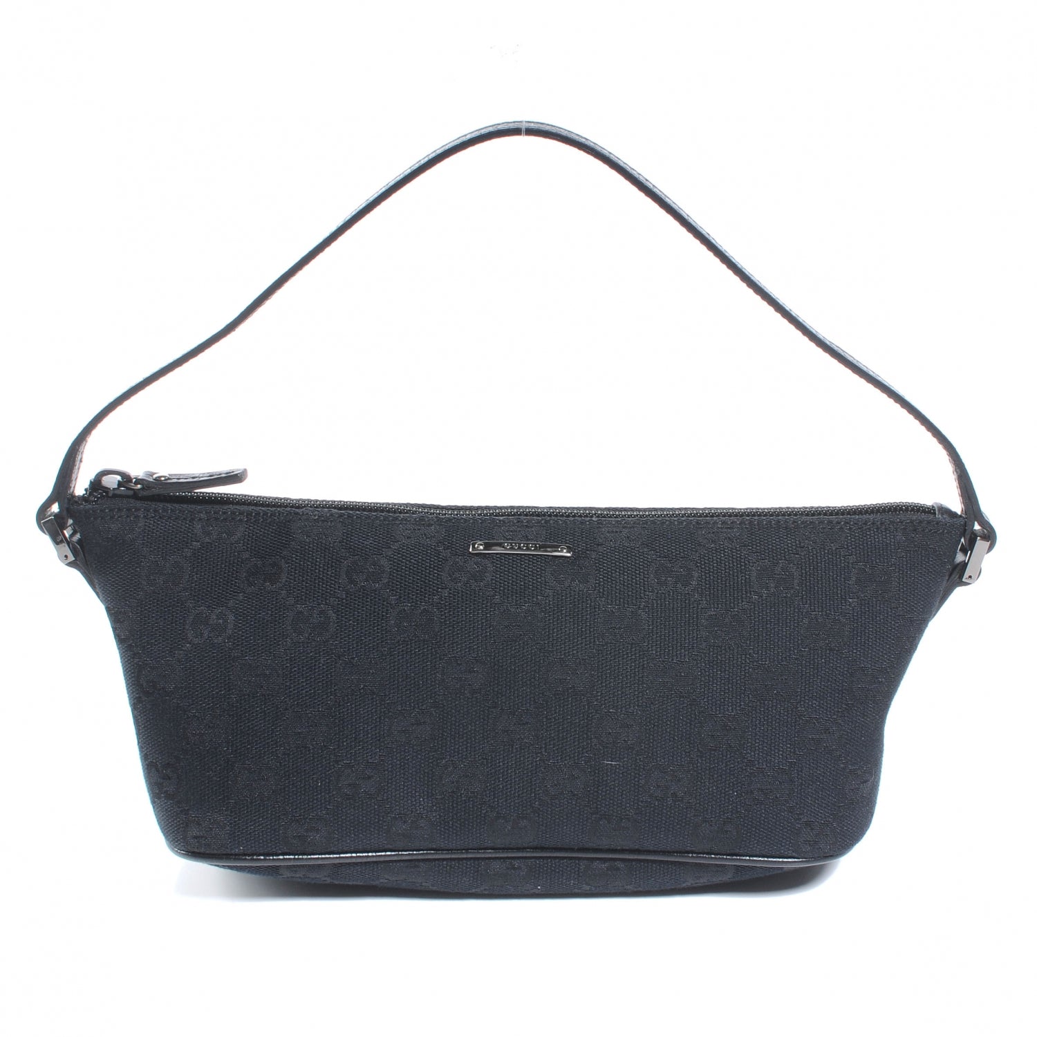 Gucci Monogram Boat Pochette Black 1 of 7