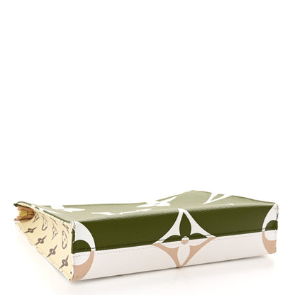 Louis Vuitton Monogram Giant Toiletry Pouch 26 Kaki 4 of 10