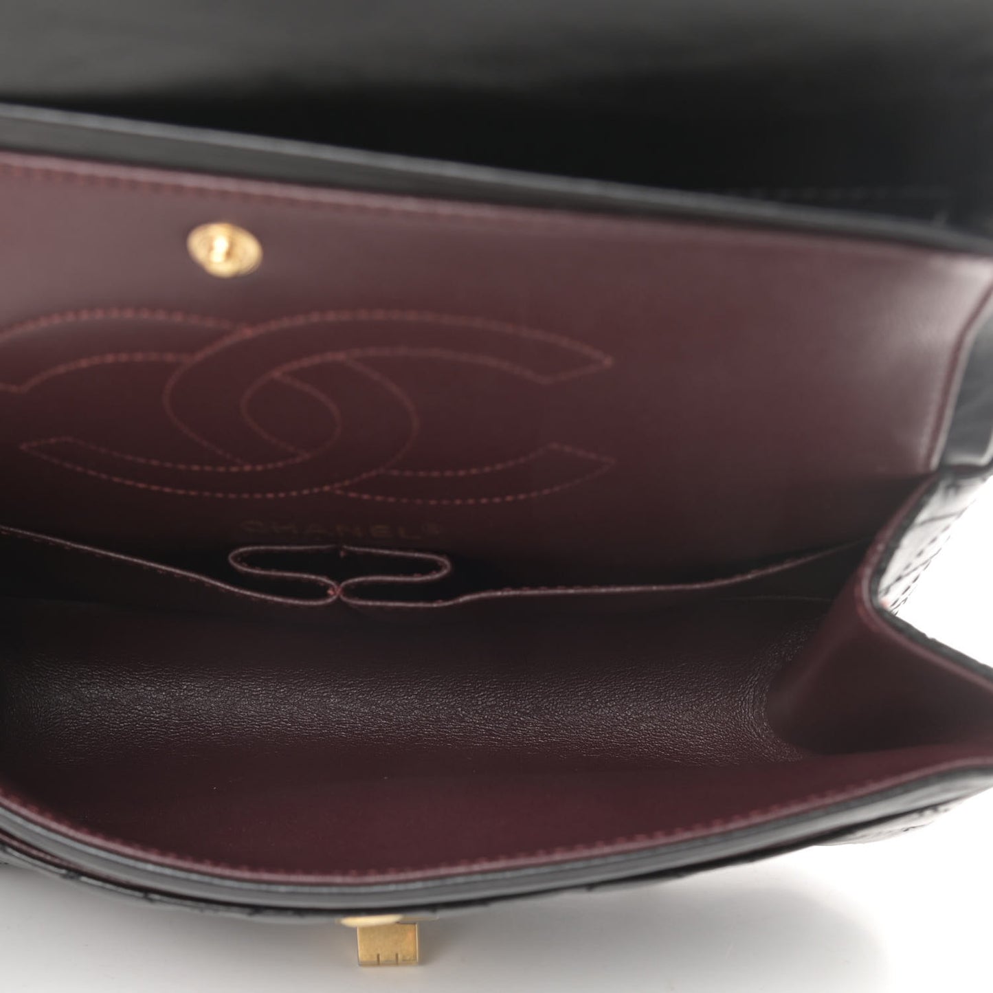 Aged Calfskin Quilted 2.55 Reissue 225 Flap Black