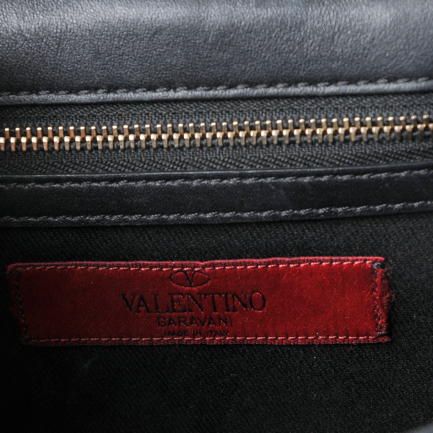 Valentino Garavani Vitello Small Glam Lock Rockstud Flap Black 7 of 9