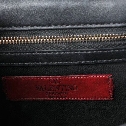 Valentino Garavani Vitello Small Glam Lock Rockstud Flap Black 7 of 9