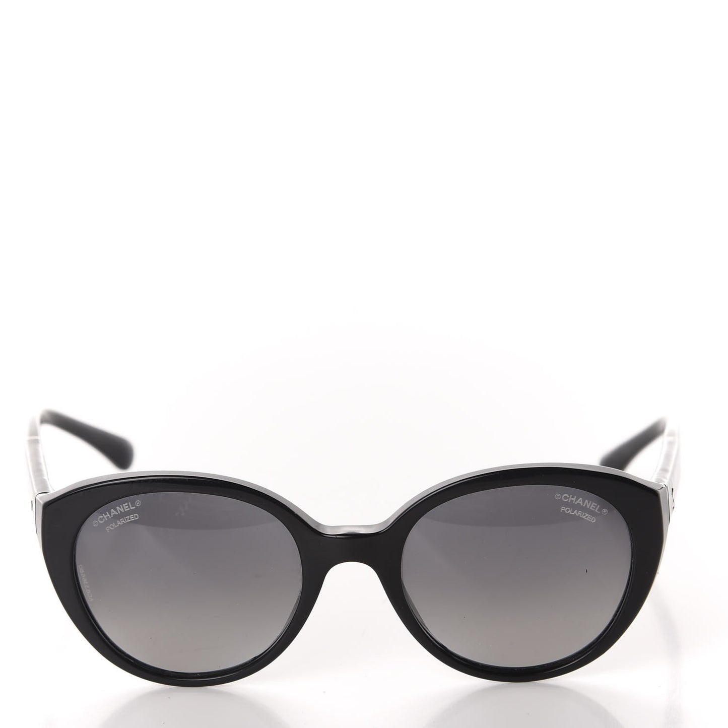 Polarized Round CC Sunglasses Black
