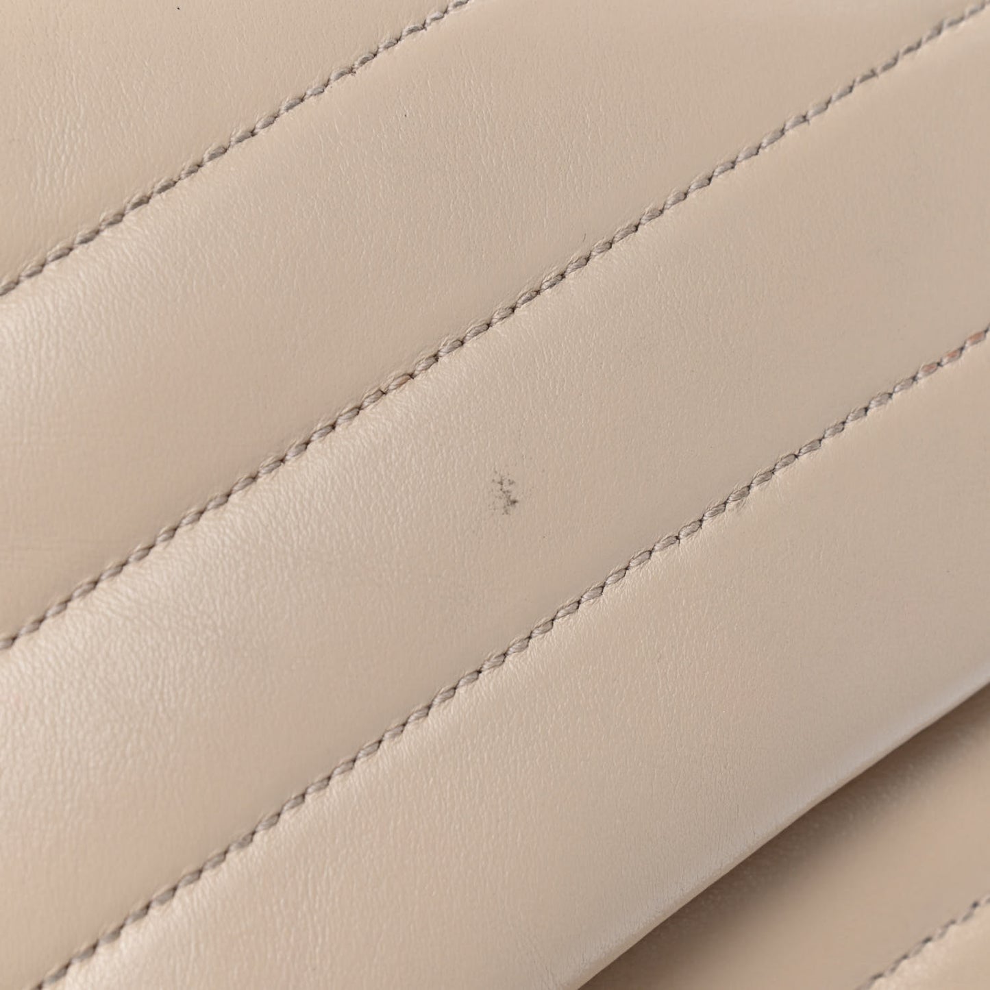 Calfskin Y Quilted Monogram Medium Loulou Chain Satchel Nude Powder