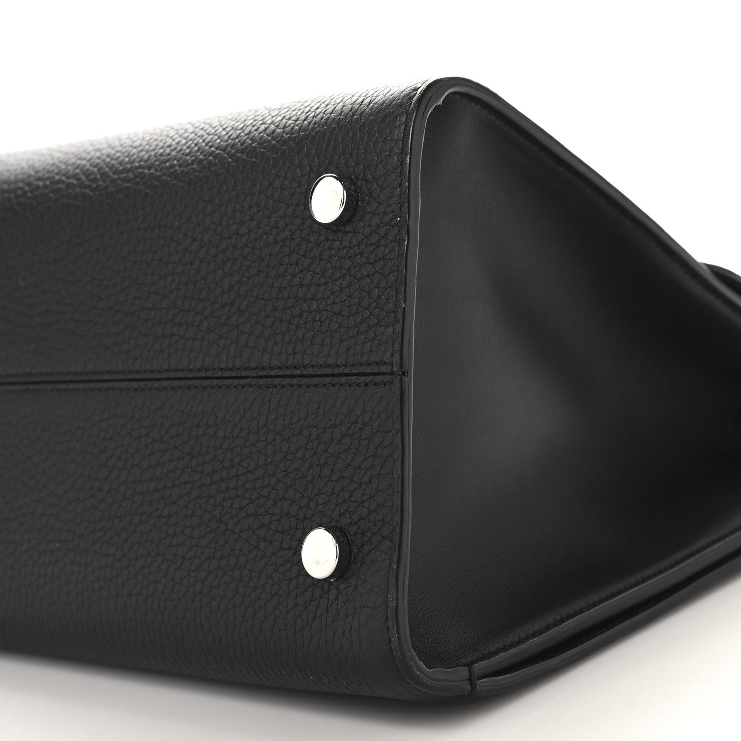 Christian Dior Grained Calfskin Medium Diorever Flap Black 10 of 12