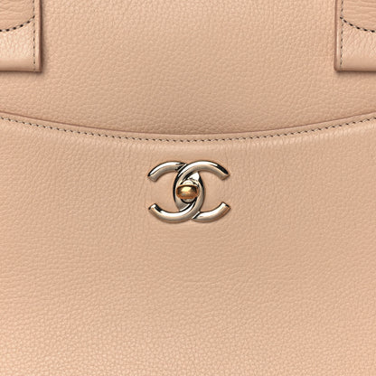 Chanel Grained Calfskin Medium Neo Executive Shopper Tote Beige 10 of 11
