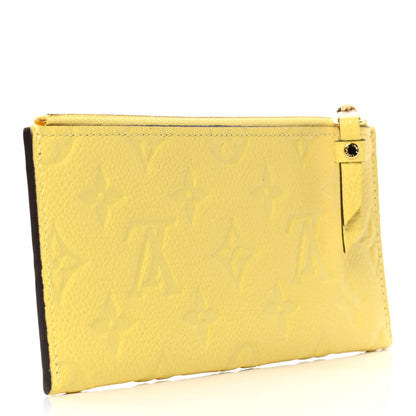 Louis Vuitton Empreinte Curieuse Wallet Zippered Insert Citrine 2 of 4