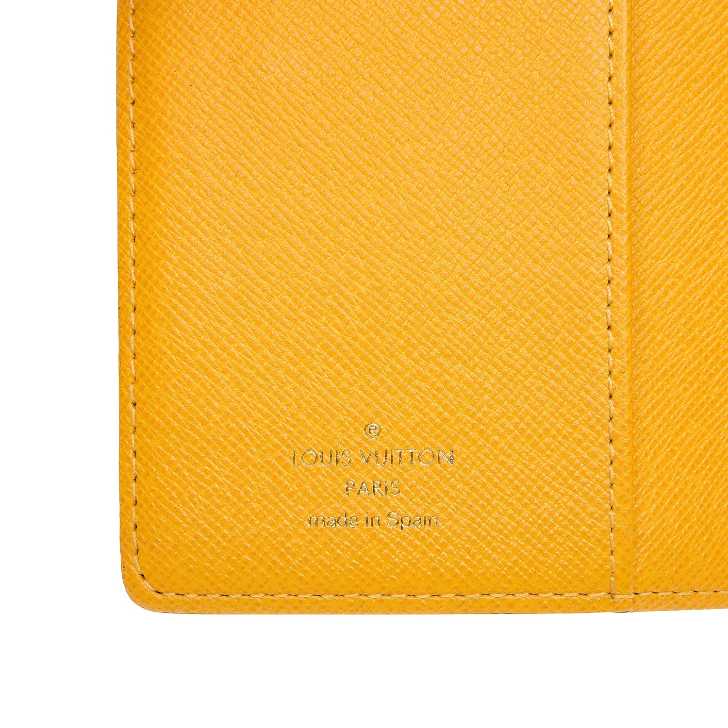 Louis Vuitton Monogram Groom Small Ring Agenda Cover with Pen Yellow 6 of 7