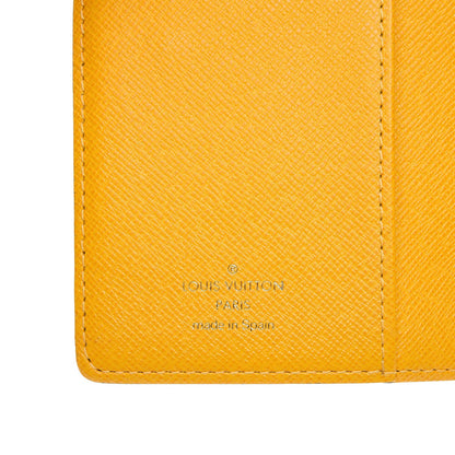 Louis Vuitton Monogram Groom Small Ring Agenda Cover with Pen Yellow 6 of 7