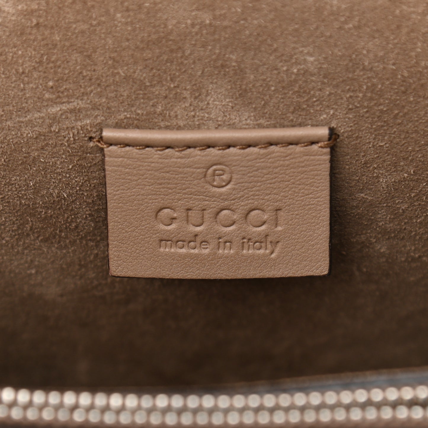 GG Supreme Monogram Small Dionysus Shoulder Bag Taupe