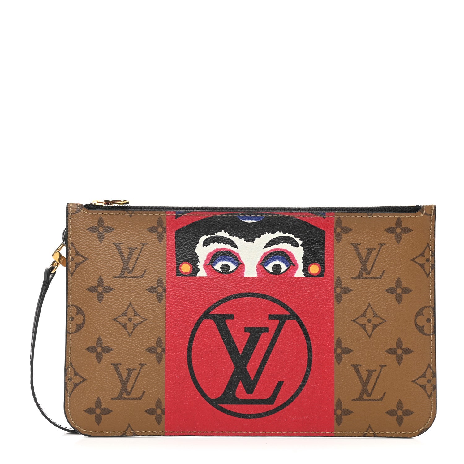Louis Vuitton Reverse Monogram Kabuki MM GM Pochette 2 of 7