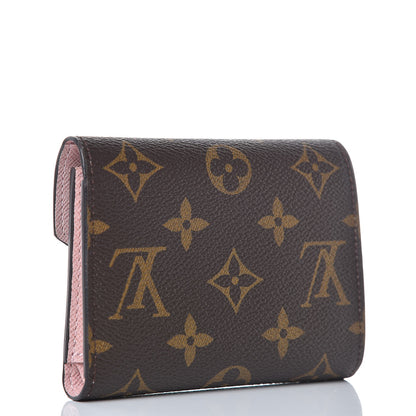 Louis Vuitton Monogram Victorine Wallet Rose Ballerine 3 of 9
