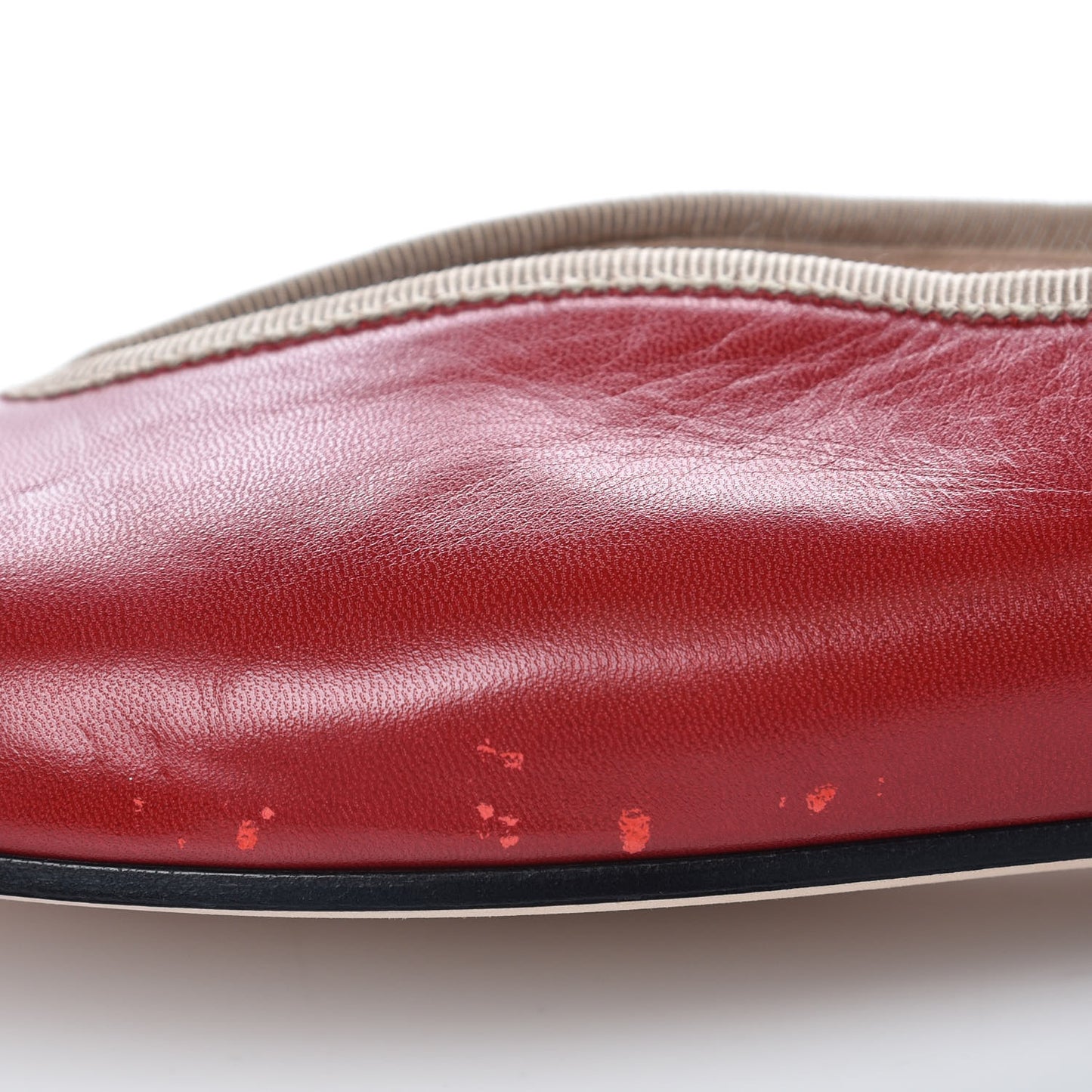 Malaga Kid Silk Hannelore Detachable Platform Slide 37 Hibiscus Red