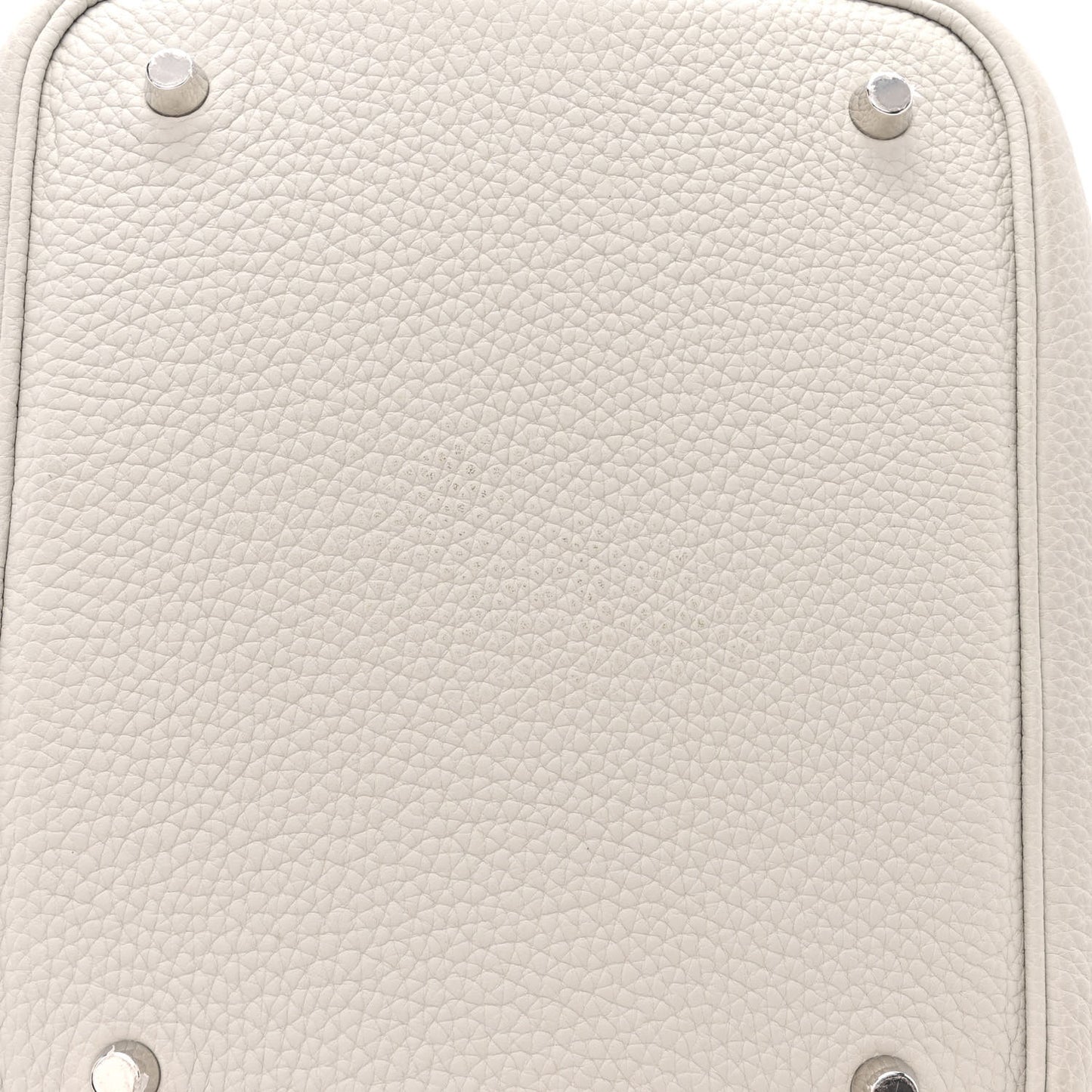 Taurillon Clemence Picotin Lock 22 MM Gris Perle