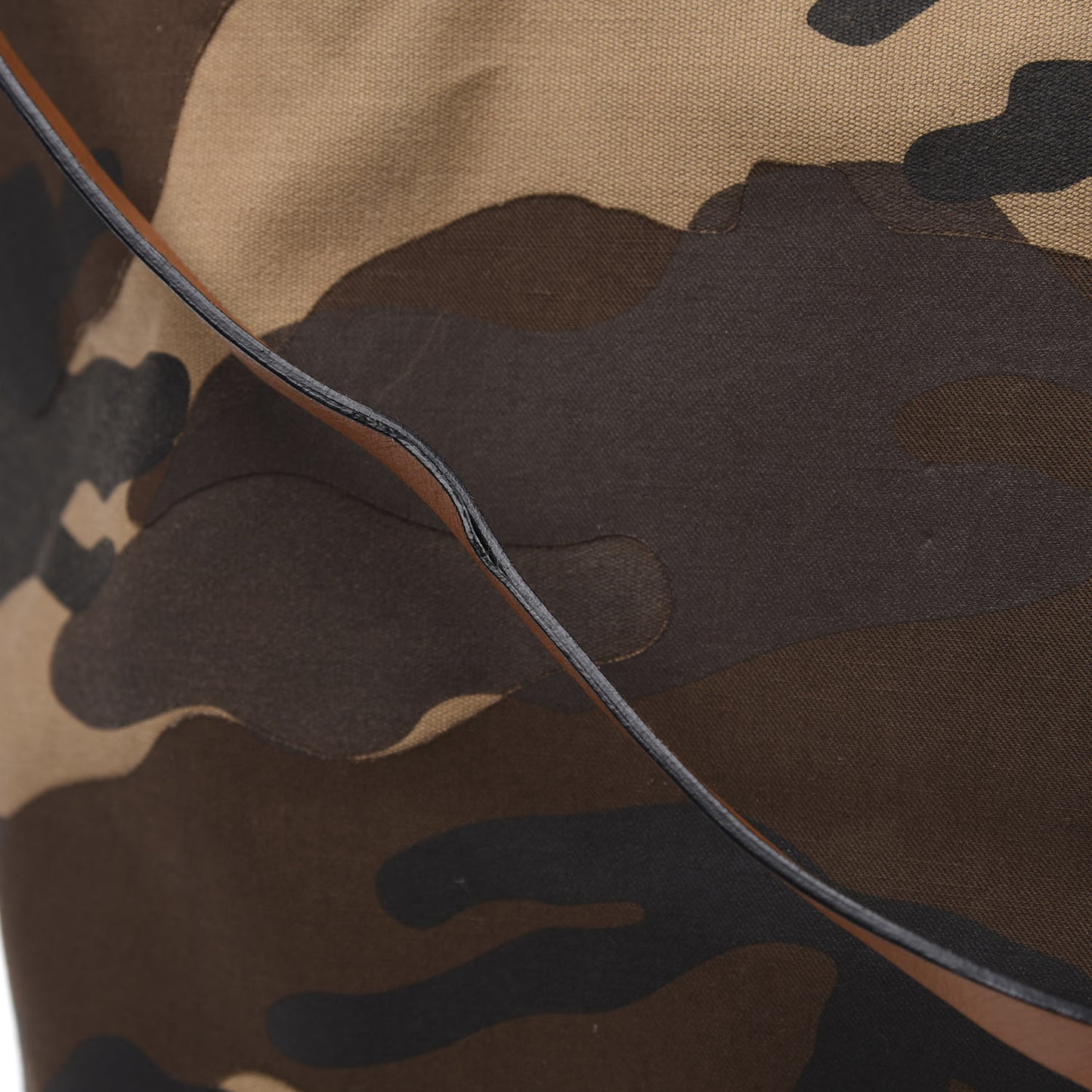 Canvas Camouflage Rockstud Reversible Tote