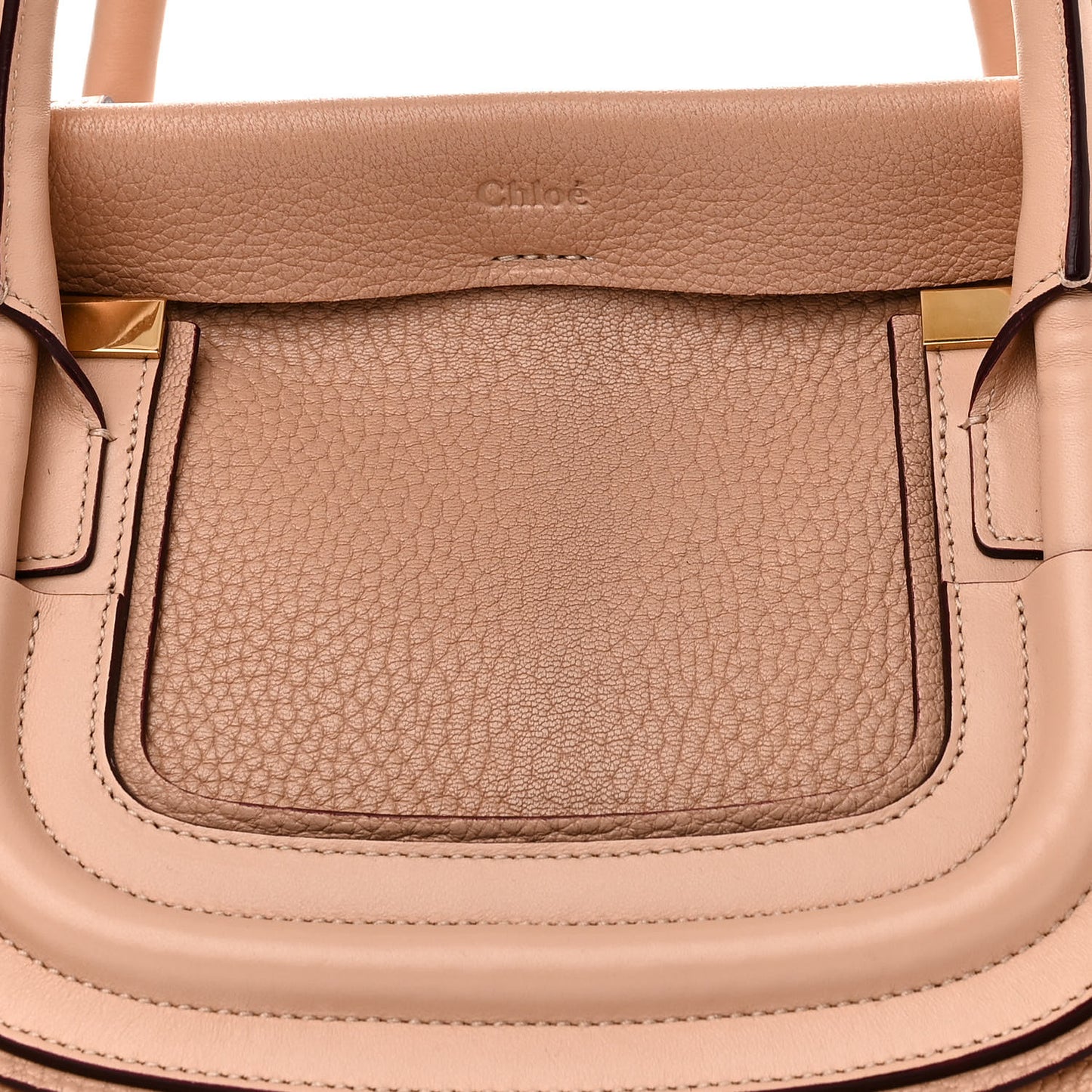 Calfskin Medium Everston Satchel Blush Nude