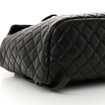 Chanel Lambskin Quilted Large Urban Spirit Backpack Black 9 of 12