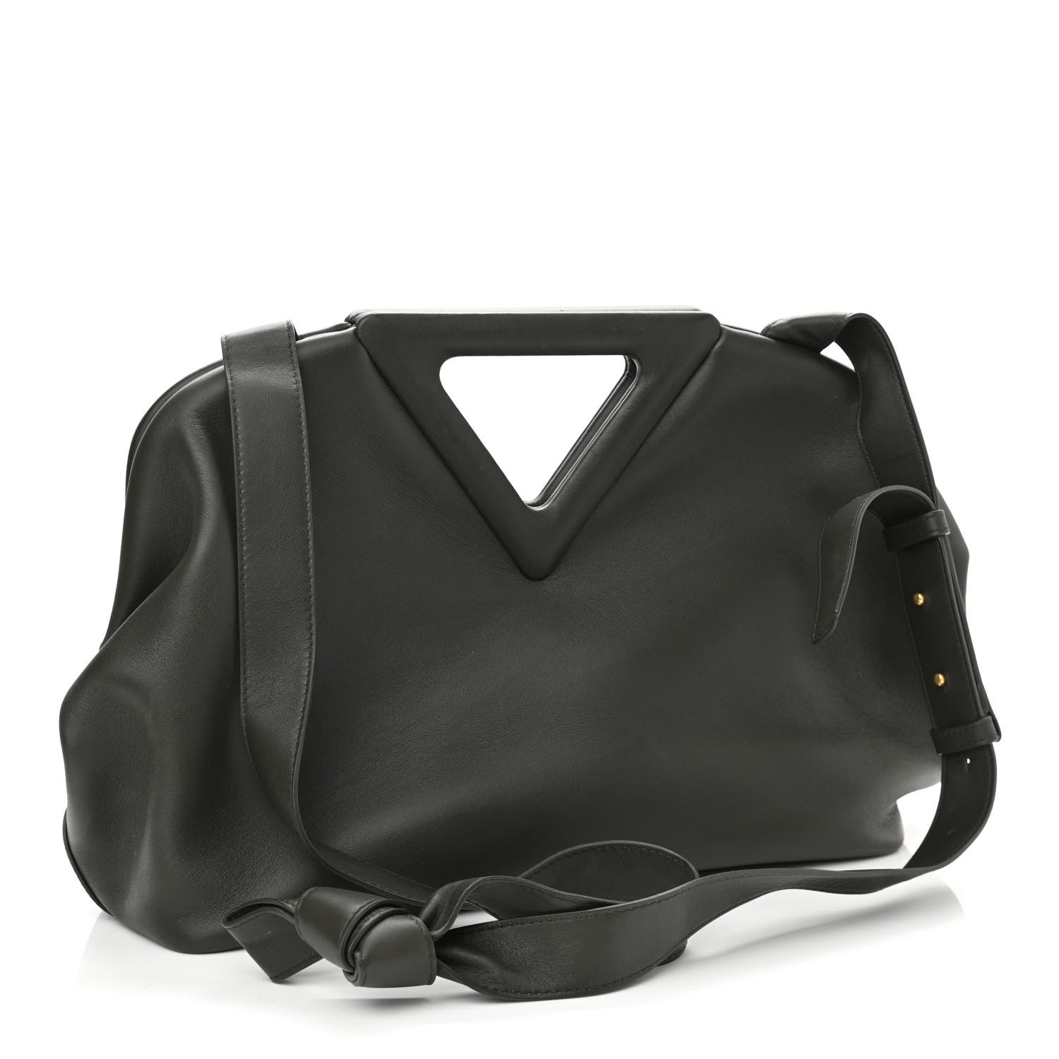 Bottega Veneta Calfskin Large The Point Triangle Bag Camping 3 of 10
