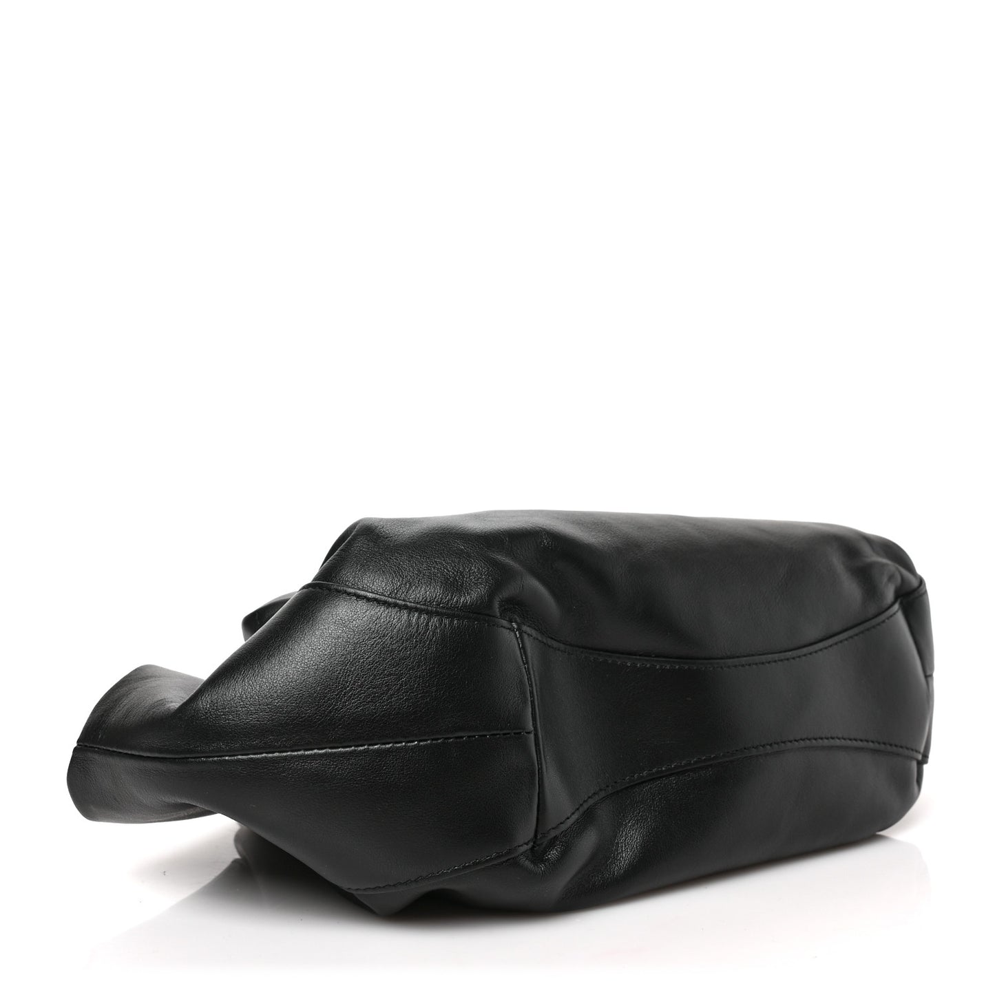 Calfskin Kenny Shoulder Bag Black