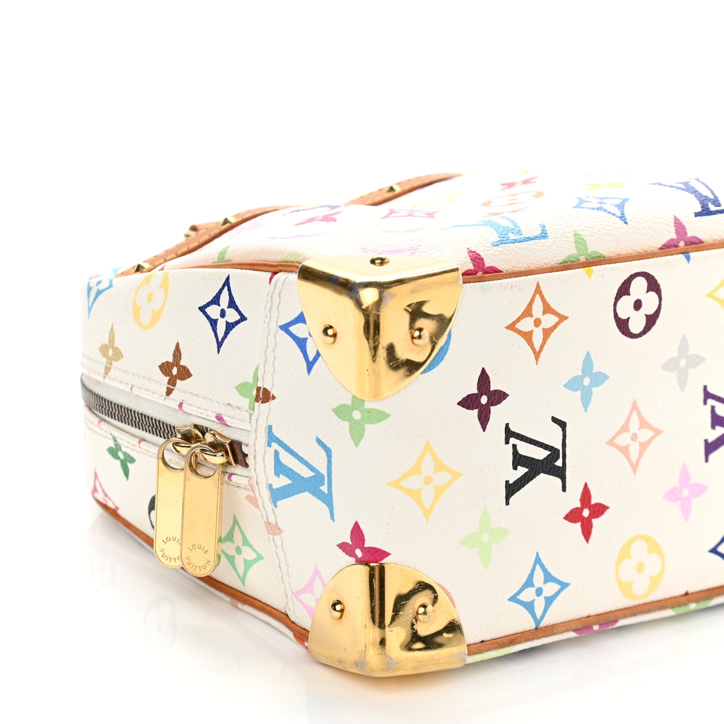 Monogram Multicolor Trouville White