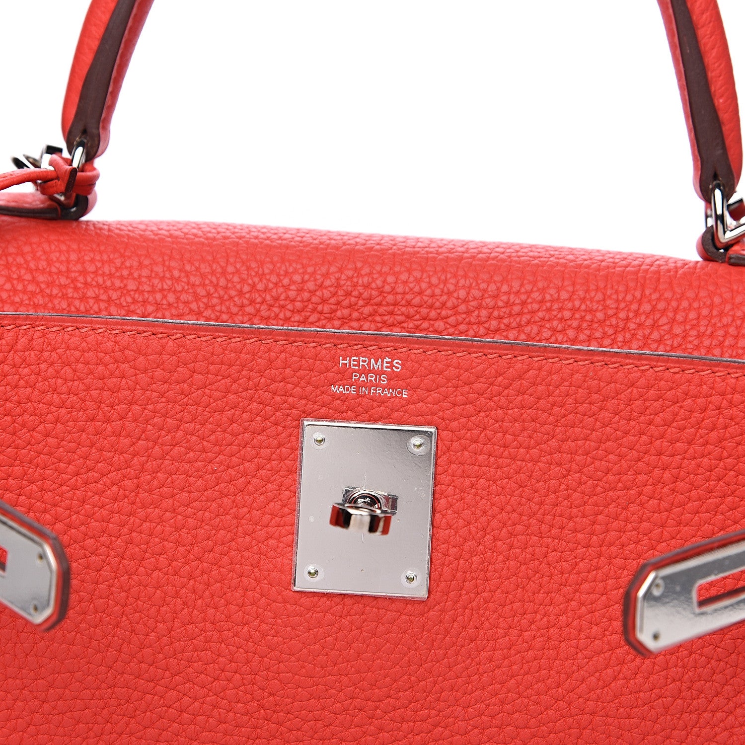 Hermes Togo Kelly Retourne 28 Geranium 5 of 8