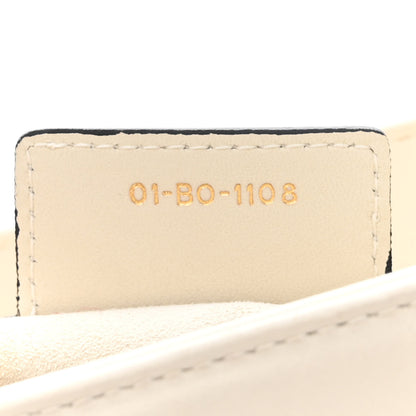 Christian Dior Calfskin Embroidered Medium Toile De Jouy Lady Dior White Red 7 of 15