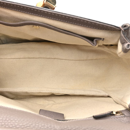 Gucci Calfskin Medium New Bamboo Top Handle Bag Mauve 5 of 16